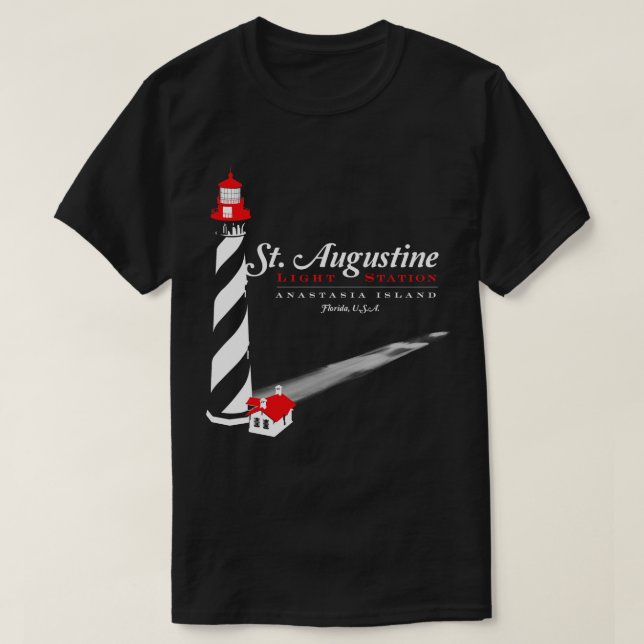 St Augustine Lighthouse T-Shirt (Design vorne)