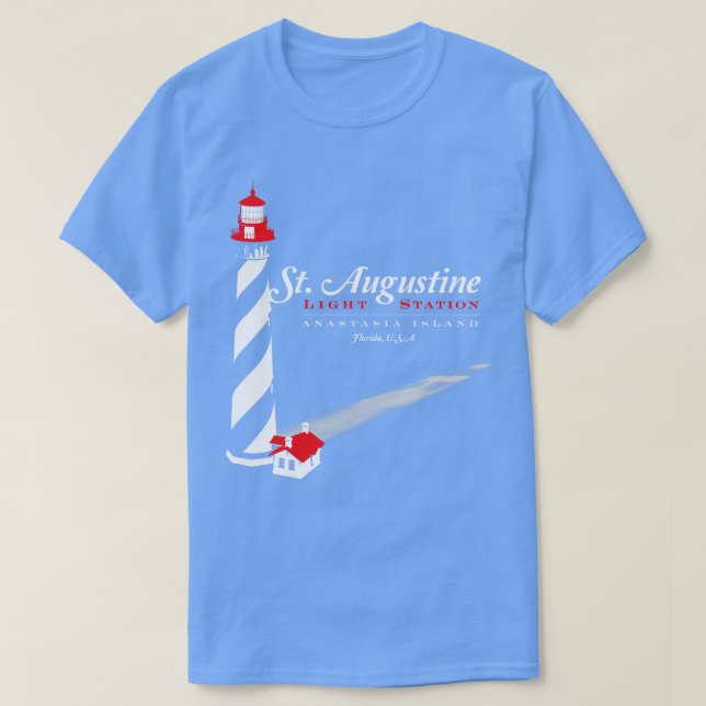St Augustine Lighthouse T-Shirt (Design vorne)