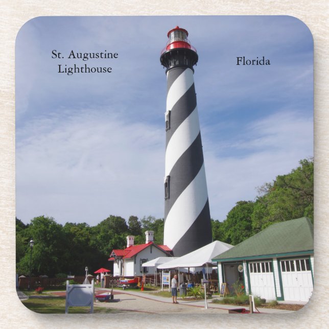 St. Augustine Lighthouse Untersetzer (Vorderseite)