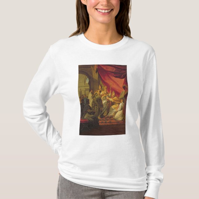 St Augustine ordinierte als der Bischof T-Shirt (Vorderseite)