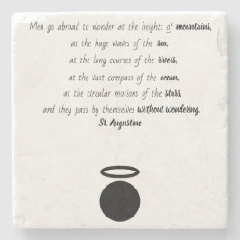 St. Augustine Quote Untersetzer