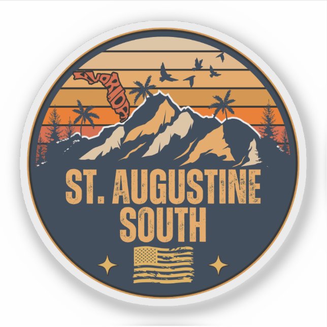 St. Augustine South, Florida Aufkleber (Vorderseite)
