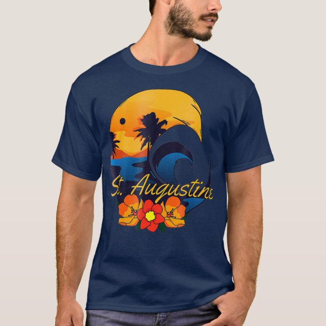 St Augustine Travel Souvenir Geschenk T-Shirt (Vorderseite)