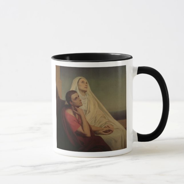 St Augustine und sein Mutter St. Monica, 1855 Tasse (Rechts)