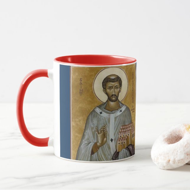 St Augustine von Canterbury Tasse (Mit Donut)