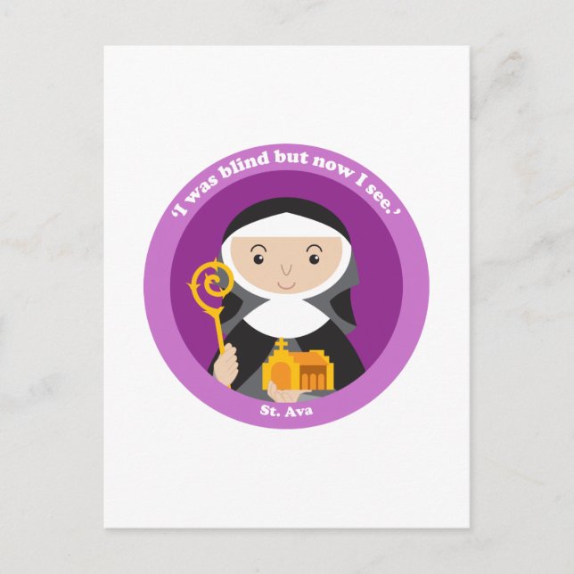 St. Ava Postkarte (Vorderseite)