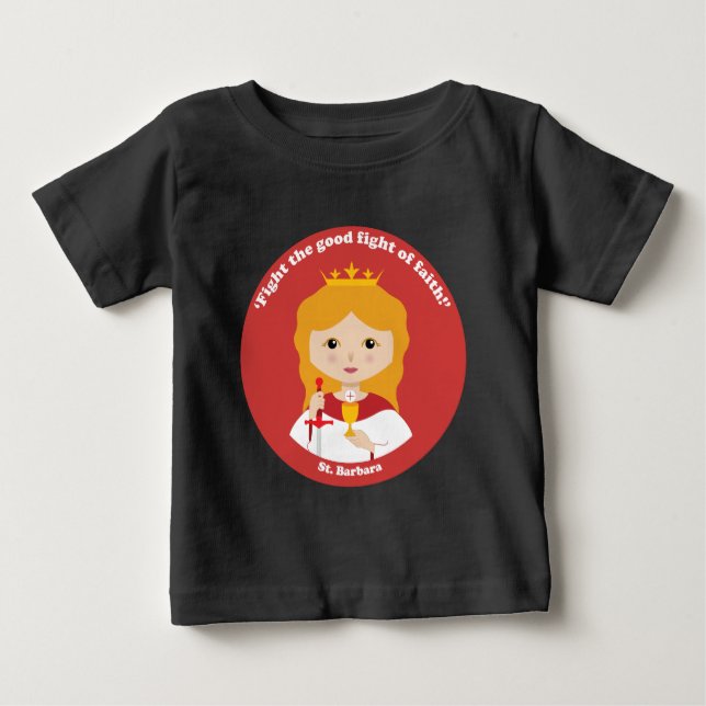 St. Barbara Baby T-shirt (Vorderseite)