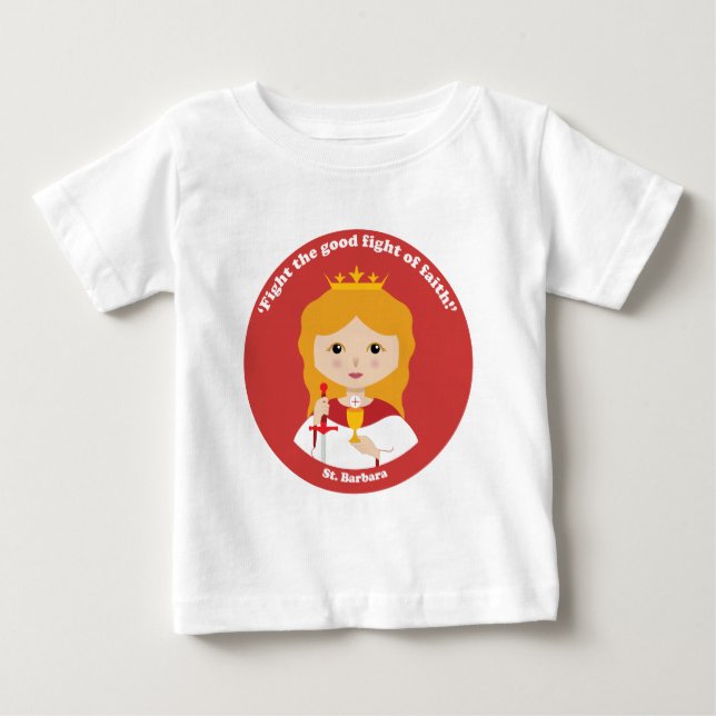 St. Barbara Baby T-shirt (Vorderseite)