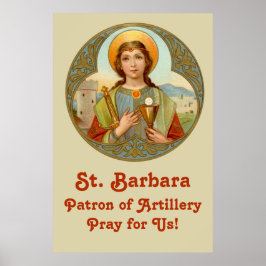 St. Barbara (BK 001) 24"x36" Poster 2