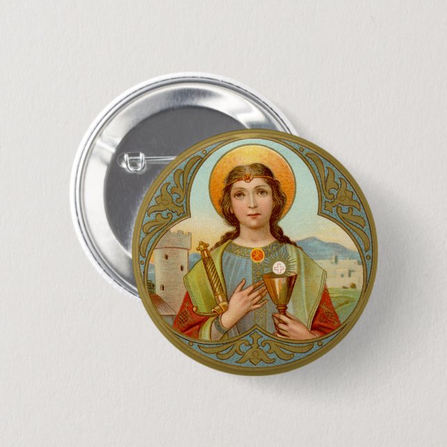 St. Barbara (BK 001) Button (Vorne & Hinten)