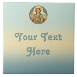 St. Barbara (BK 001) Keramik Tile 3 Fliese