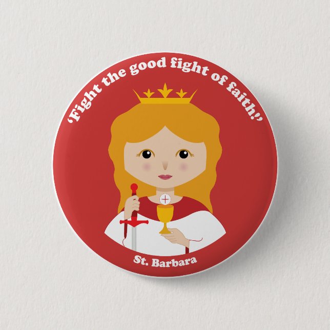 St. Barbara Button (Vorderseite)