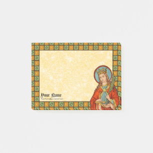St. Barbara (JP 01) 4"x3" Post-it Klebezettel