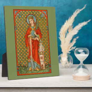 St. Barbara (JP 01) 8"x10" Fotoplatte