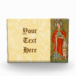 St. Barbara (JP 01) Horizontal Paperweight oder Fotoblock