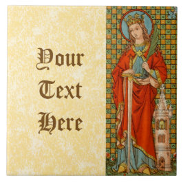 St. Barbara (JP 01) Keramik Tile 2 Fliese