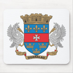 St- Barthelemywappen Mousepad