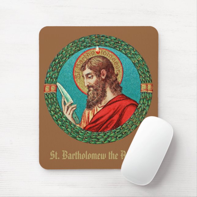 St. Bartholomäus der Apostel (JMAS 03) Mousepad (Mit Mouse)