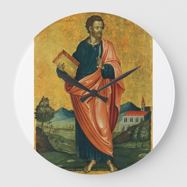 St. Bartholomäw, das orthodoxe Apostelsymbol Große Wanduhr (Vorderseite)