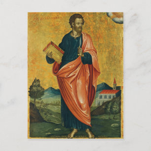 St. Bartholomäw, das orthodoxe Apostelsymbol Postkarte