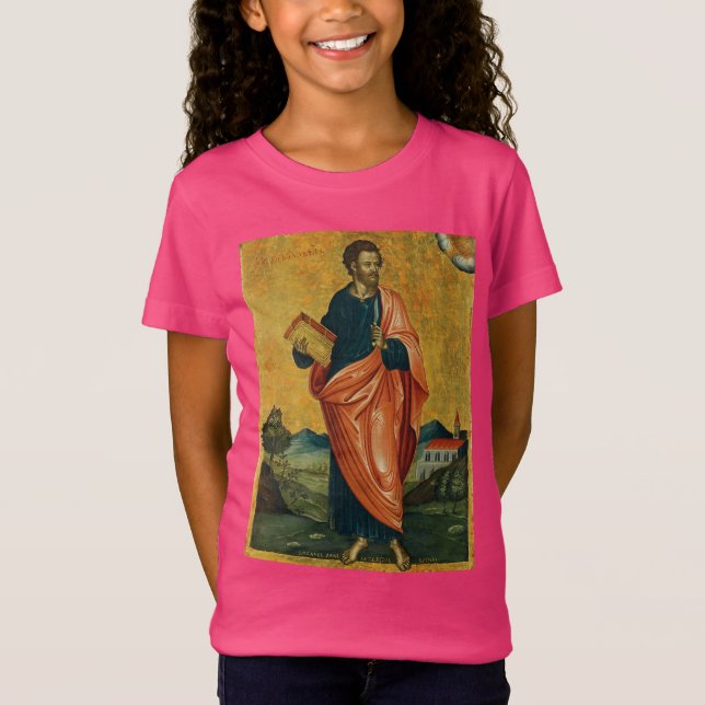St. Bartholomäw, das orthodoxe Apostelsymbol T-Shirt (Vorderseite)