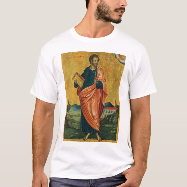 St. Bartholomäw, das orthodoxe Apostelsymbol T-Shirt (Vorderseite)