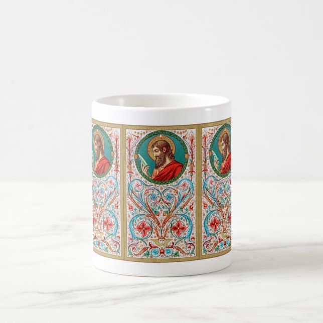 St. Bartholomew der Apostel (JMAS 03) Kaffeetasse (Mittel)