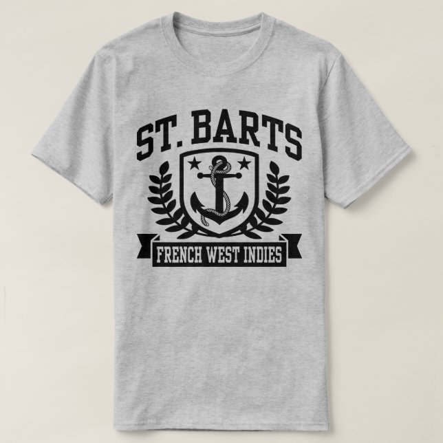 St. Barts French West Indies T-Shirt (Design vorne)