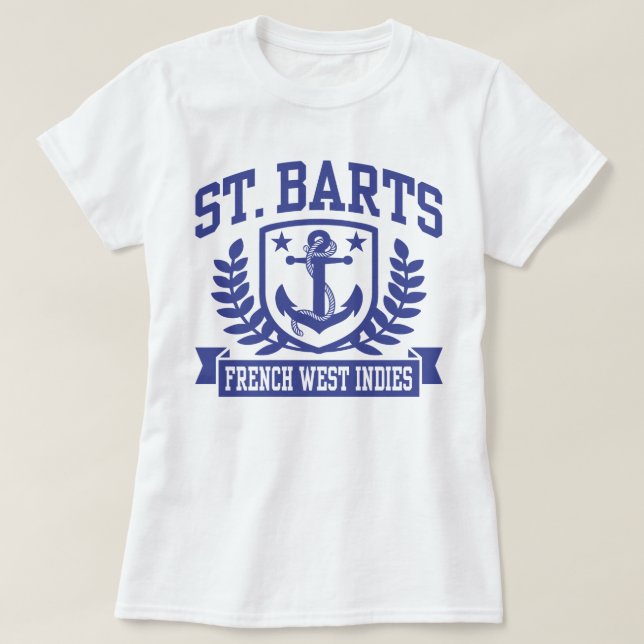 St. Barts French West Indies T-Shirt (Design vorne)
