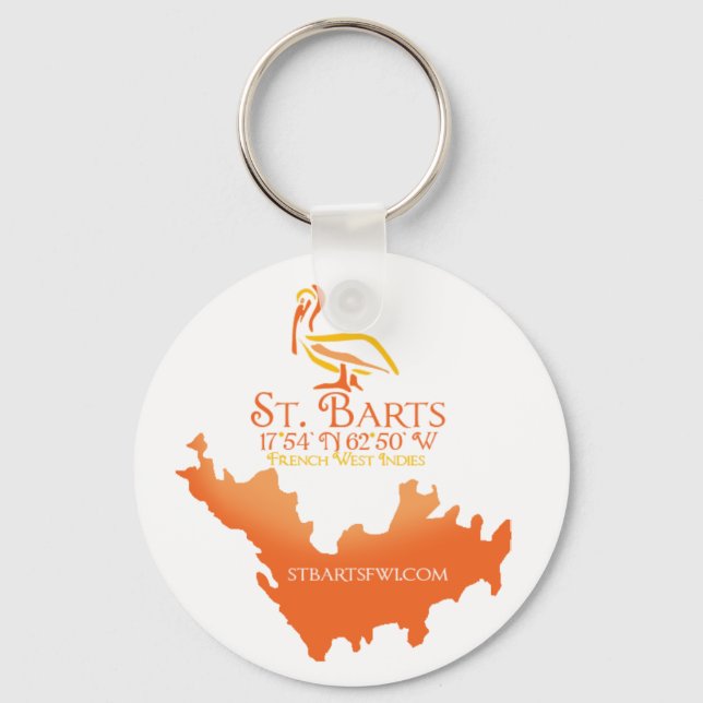St. Barts FWI Schlüsselanhänger (Vorderseite)