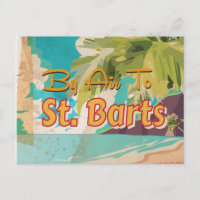 St Barts Vintage Reiseplakat