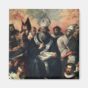 St. Basilikum, der seine Lehre vorschreibt Magnet