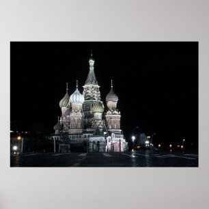 St. Basilikum-Kathedrale Poster