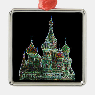 St. Basilikum Neon Ornament Aus Metall