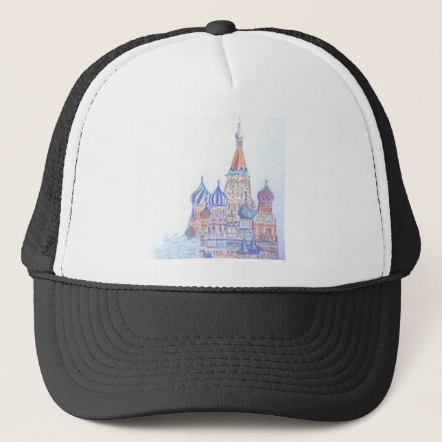 St. Basil's Cathedral Hat Truckerkappe (Vorderseite)