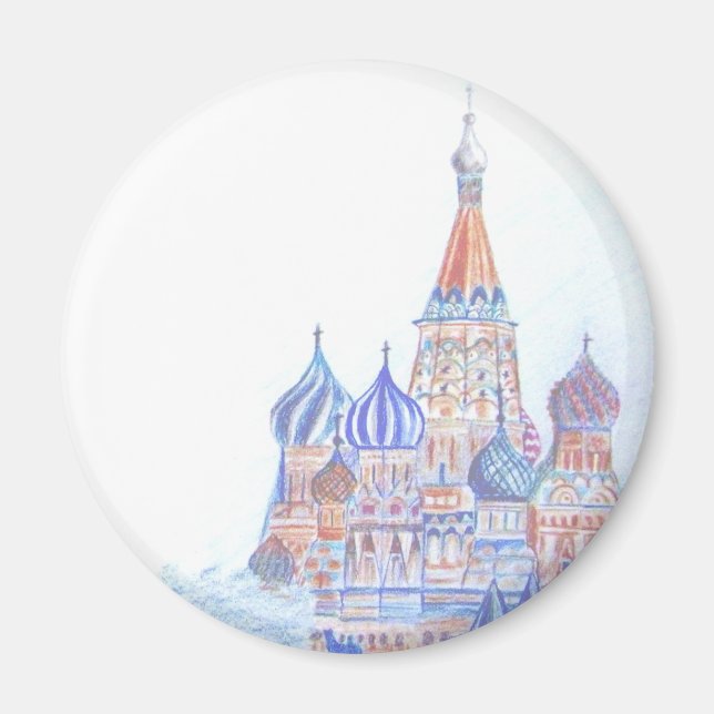 St. Basil's Cathedral Magnet (Vorne)