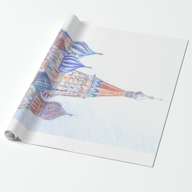St. Basils Kathedrale Umschlagpapier Geschenkpapier (Ungerollt)