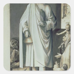 St. Bavo, außerhalb des rechten Flügels Quadratischer Aufkleber