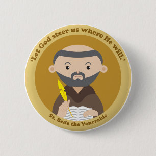 St. Bede the Venerable Button