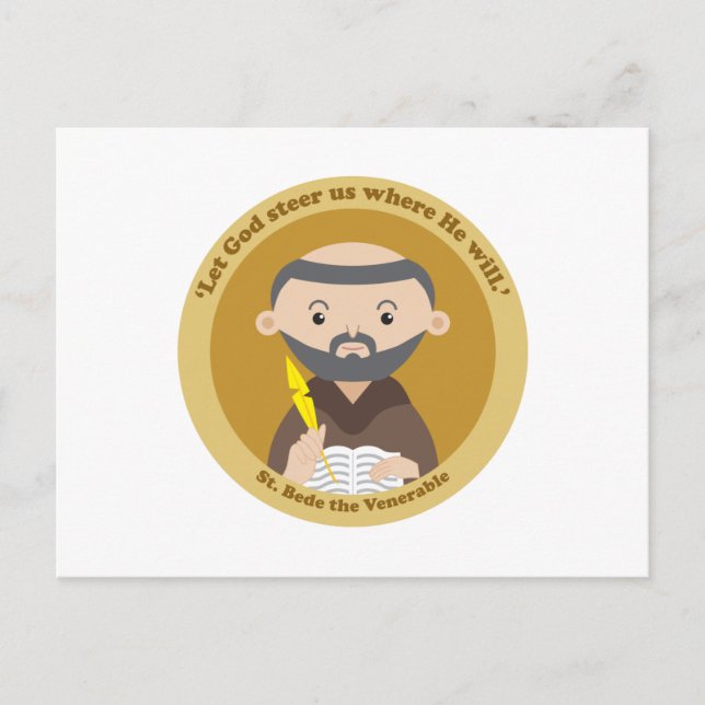 St. Bede the Venerable Postkarte (Vorderseite)