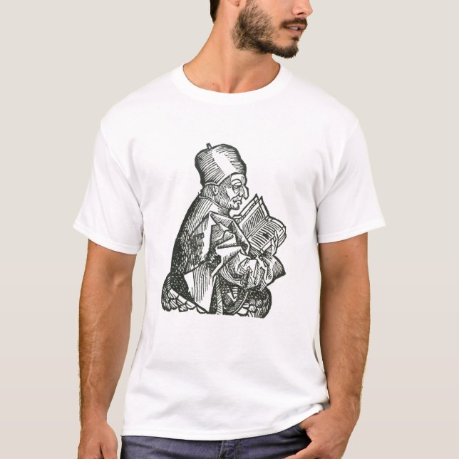 St. Bede von 'Liber Chronicarum T-Shirt (Vorderseite)