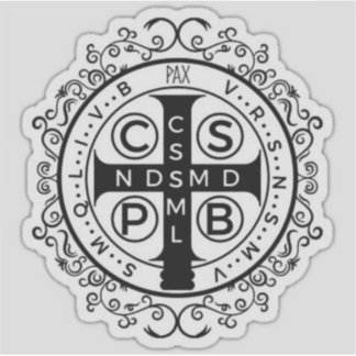 St. Benedict Aufkleber