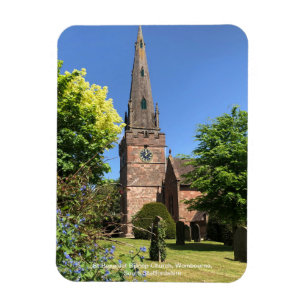 St Benedict Biscop Kirche Wombourne Staffordshire Magnet