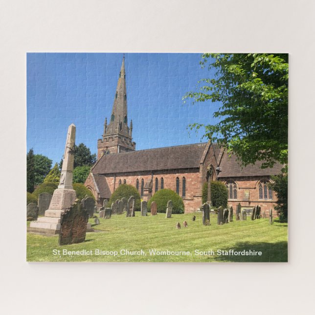 St Benedict Biscop Kirche Wombourne Staffordshire Puzzle (Horizontal)