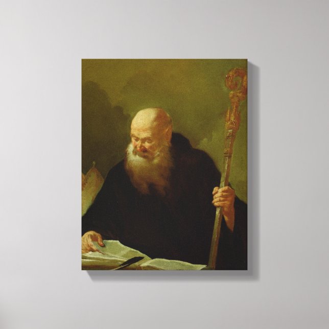 St. Benedict Leinwanddruck (Vorderseite)