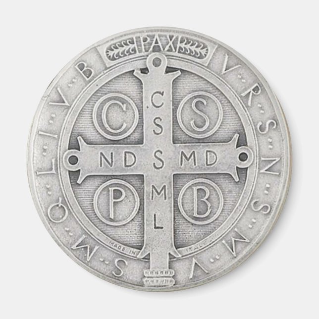 St Benedict Magnet (Vorne)