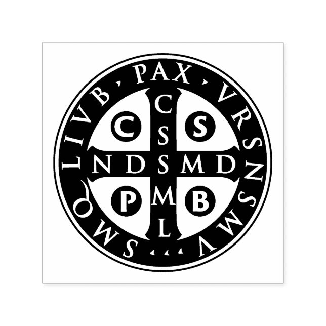 St. Benedict Medal Design Permastempel (Design)