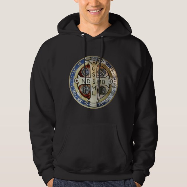 St Benedict Medal Sweatshirt (Vorderseite)
