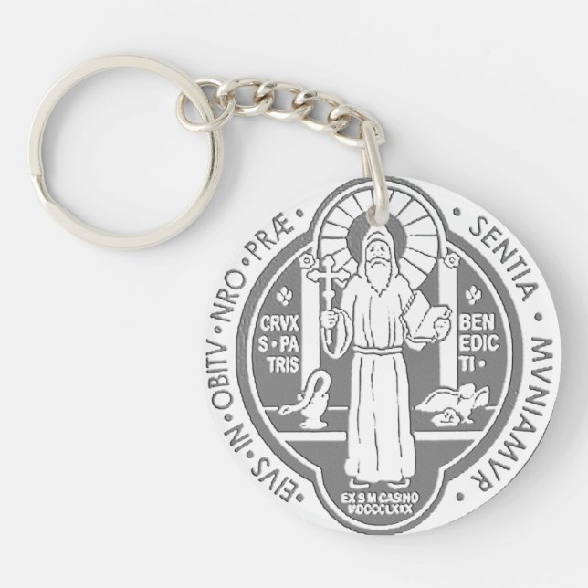 ST BENEDICT MEDDAL SCHLÜSSELANHÄNGER (Vorderseite)