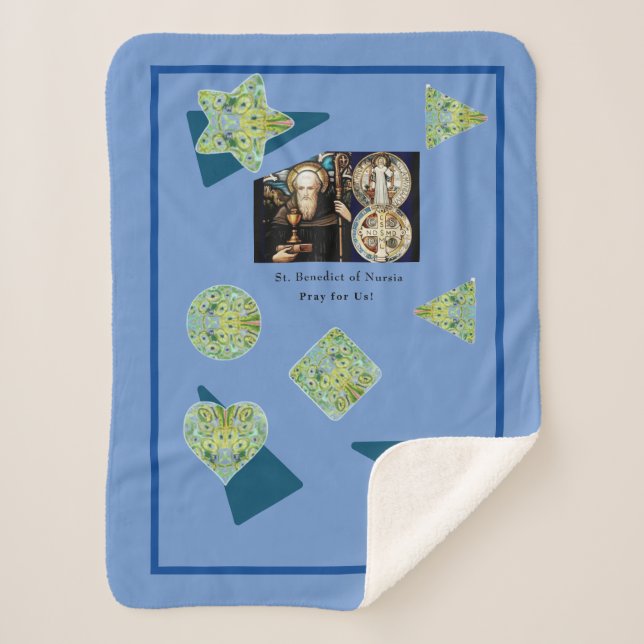 St. Benedict Nursia Sherpadecke (Vorderseite)